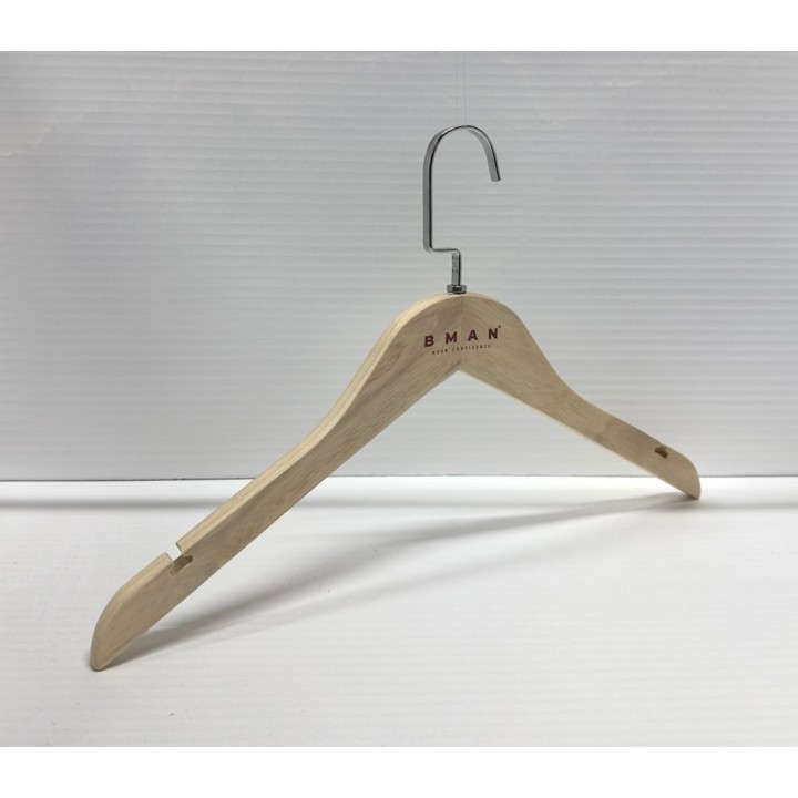 NA İTL4413db          44CM  - WOODEN HANGERS SHIRT-BLOUSE HANGERS