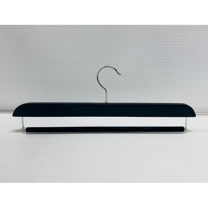NA P460BT            BLACK 40,1.4 - WOODEN HANGERS TROUSERS-SKIRT HANGERS