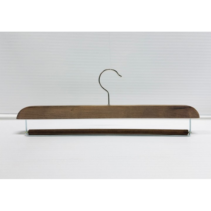 NA P460BT          WALNUT 40,1.4 - CINTRES EN BOIS CINTRES PANTALONS-JUPES