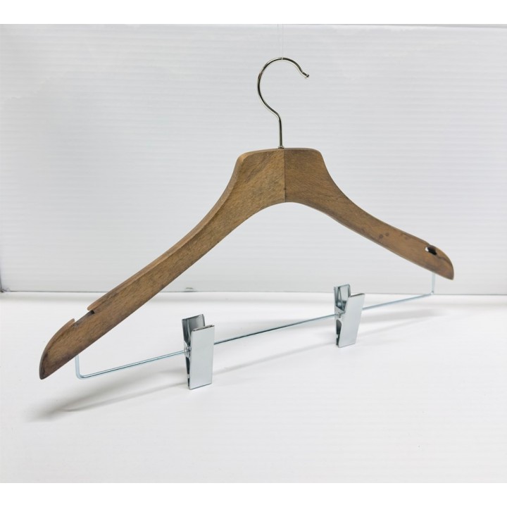 NA05 4413M            44CM 44,1.3 - CINTRES EN BOIS CINTRES CHEMISE-BLOUSE