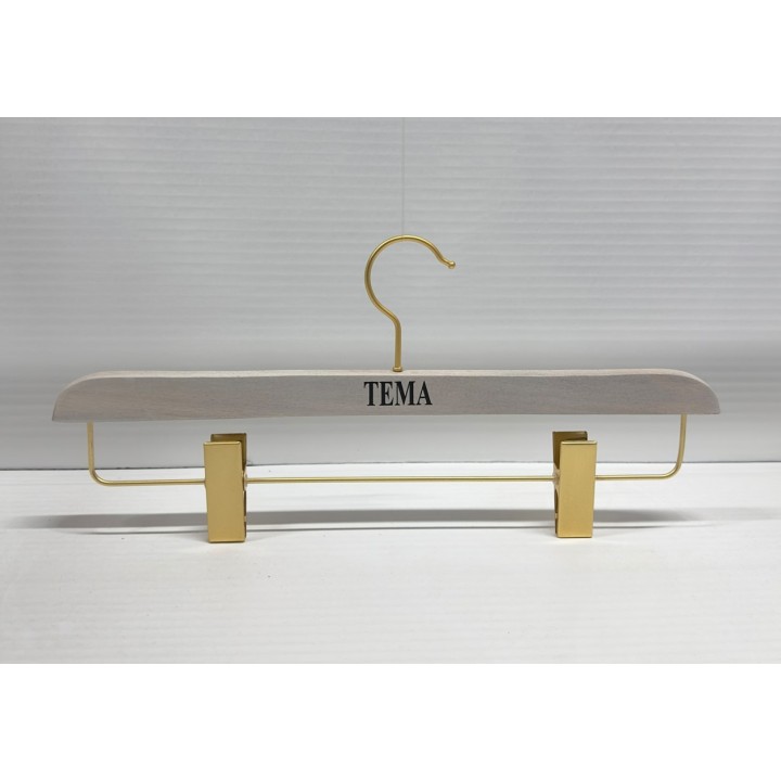 NA P460M  TULLE WHİTE 40,1.4 - APPENDIABITI IN LEGNO GRUCCE PER PANTALONI-GONNE