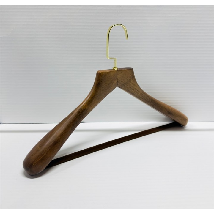 NA/K 4455B            44CM 44,5.5 - ДЕРЕВЯННЫЕ  ВЕШАЛКИ ВЕШАЛКИ ДЛЯ КУРТОК