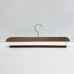 ДЕРЕВЯННЫЕ  ВЕШАЛКИ ВЕШАЛКИ ДЛЯ ЮБОК-ЮБОК NA P460BT          WALNUT 40,1.4