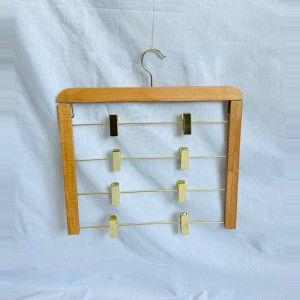 AHŞAP ASKILAR DİĞER ASKILAR DÖRT KATLI MANDALLI ETEK ASKISI