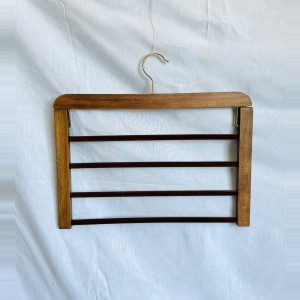 AHŞAP ASKILAR DİĞER ASKILAR DÖRT KATLI PANTOLON ASKISI